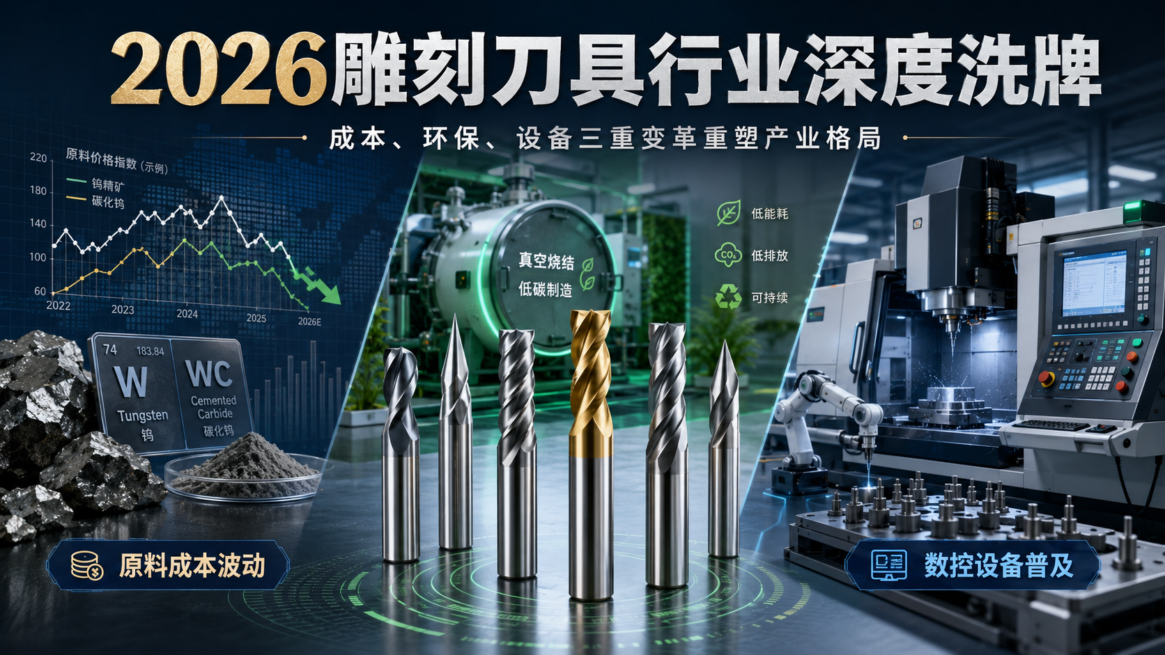 2026雕刻刀具行业深度洗牌：成本、环保、设备三重变革重塑产业格局